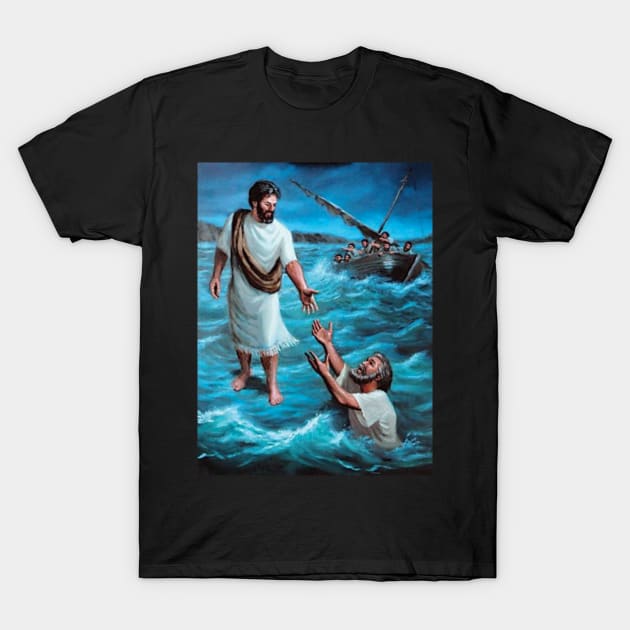 Walking on Water T-Shirt by Ckauzmann